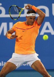 Rafael Nadal in a Grand Slam Tennis Match, Pinterest