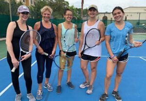 Group Photo of Upcoming Tennis Players