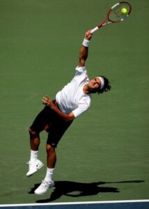 A Tennis Player Doing Serve , Pinterest