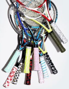 Group of Tennis Rackets in one Frame, Pinterest