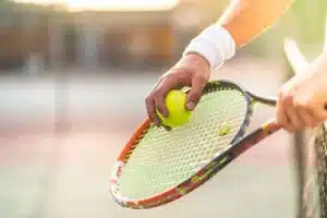 Tennis Racket with Ball