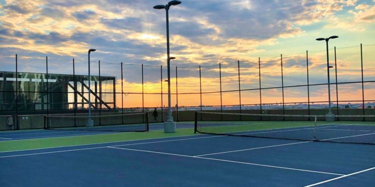 How to Play Pickleball On A Tennis Court, from pinterest