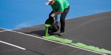 How Much Does It Cost to Repaint a Tennis Court ,from pinterest