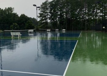 Do Tennis Courts Dry Fast