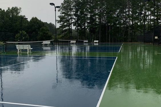 Do Tennis Courts Dry Fast